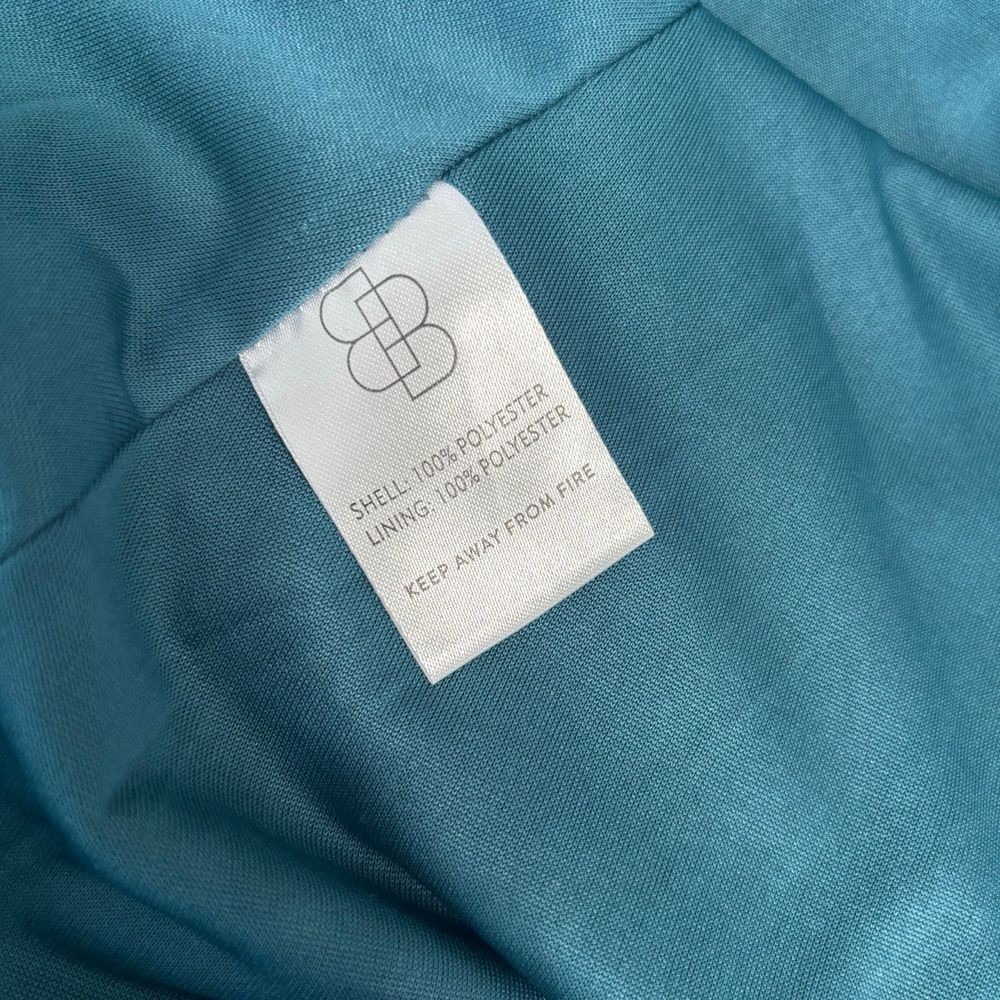 Baltic Born Wrap Maxi Dress Flowy Elegant Formal Wedding Party XL Teal Sea‎ Blue - Picture 8 of 9